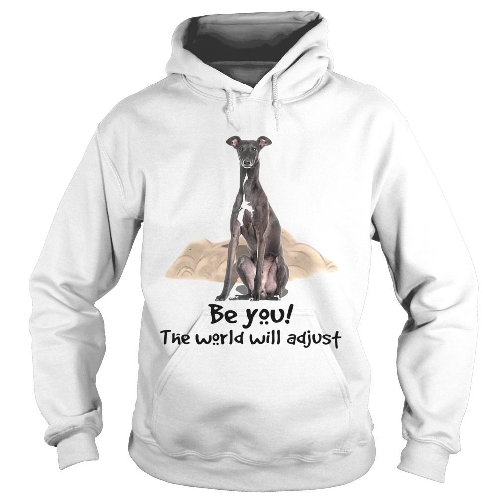 Dog Greyhound Be You The World Will Adjust  Hoodie