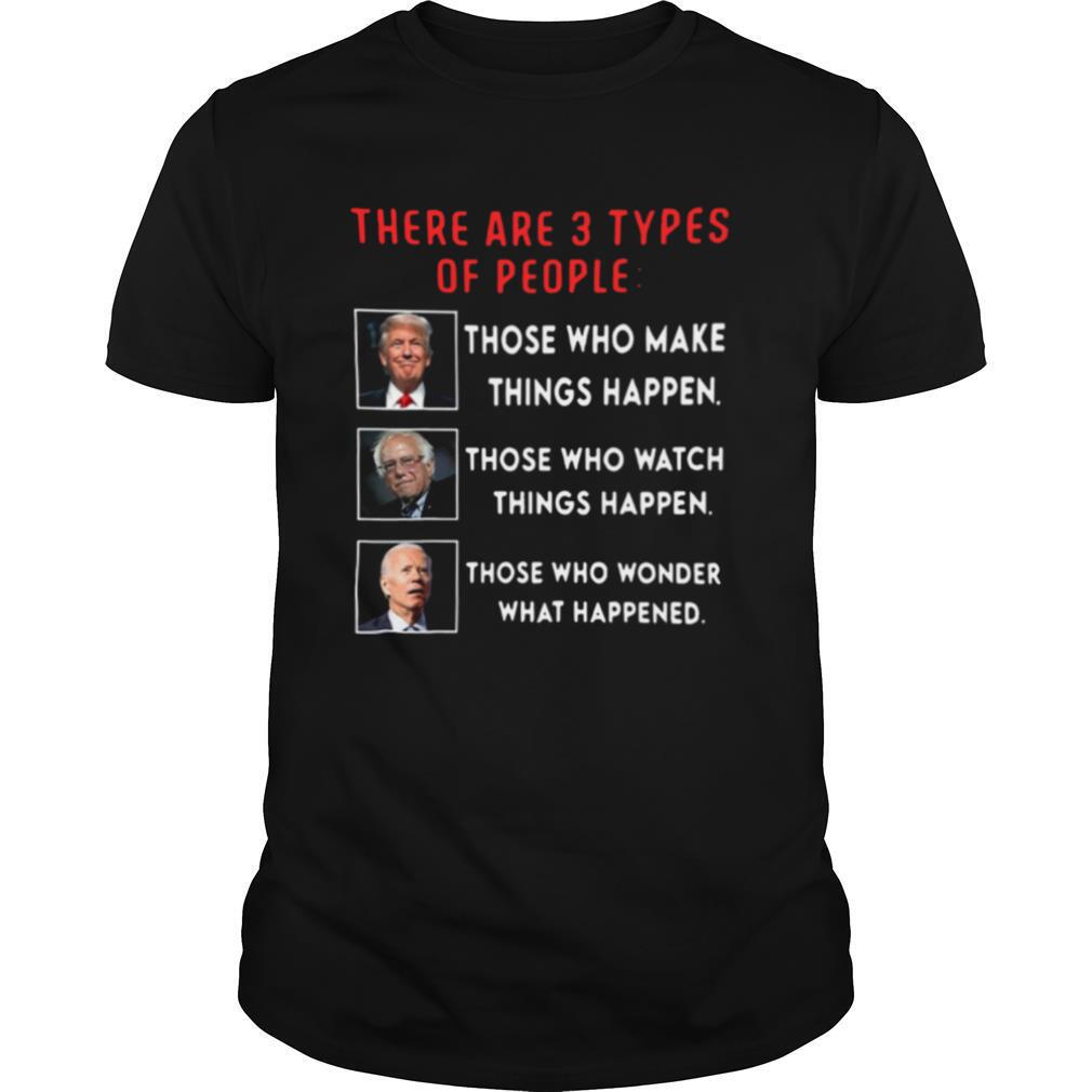 Donald Trump Vs Joe Biden Vs Bernie Sanders Funny Election shirt