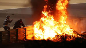 F1 driver Romain Grosjean posts update after fiery crash at Bahrain GP