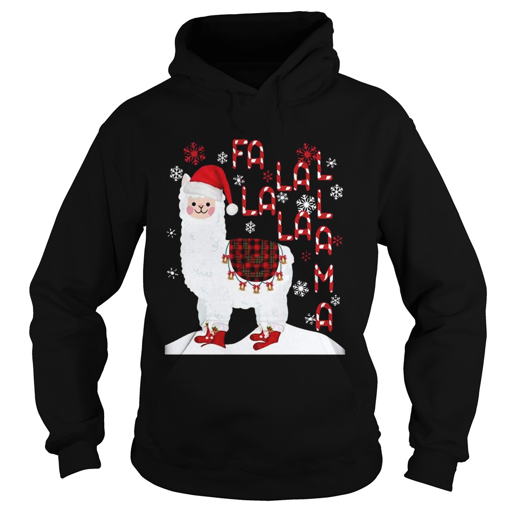 Fa La La Llama Xmas Merry Christmas Hoodie