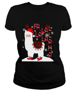 Fa La La Llama Xmas Merry Christmas shirt