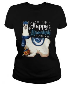 Happy Llamakah Jewish Eight Day Hanukkahorah Sabbath  Classic Ladies