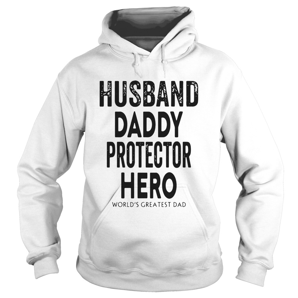 Husband Daddy Protector Hero Worlds Greatest Dad  Hoodie