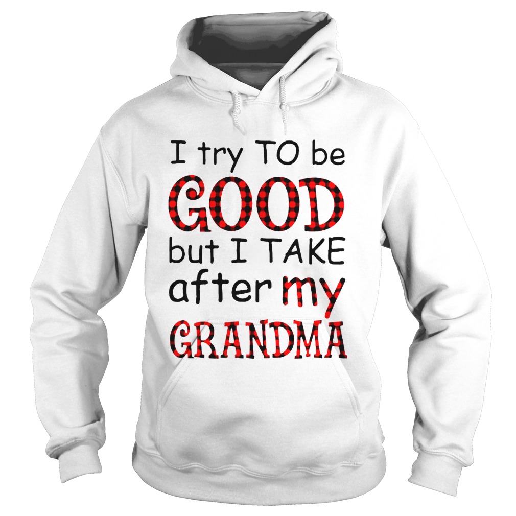 I Try To Be Good But I Take After My Grandma Hoodie