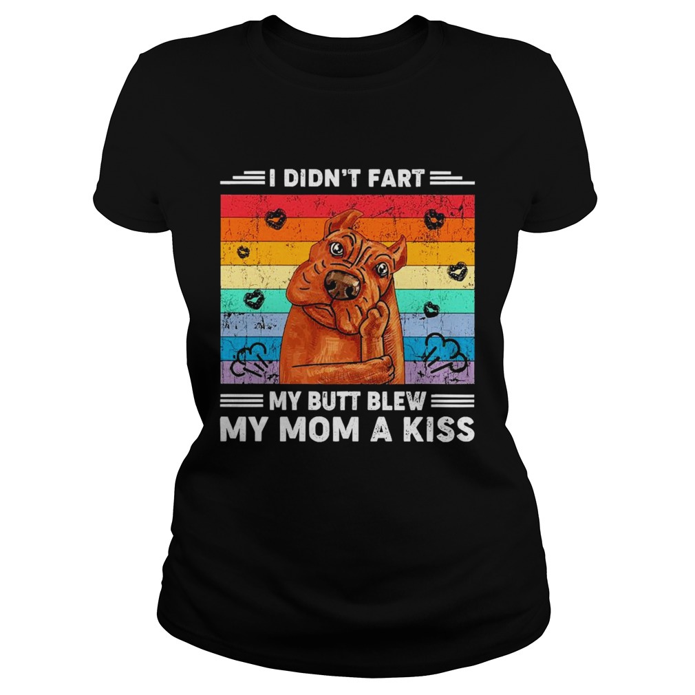 I didnt fart my butt blew my mom a kiss vintage  Classic Ladies