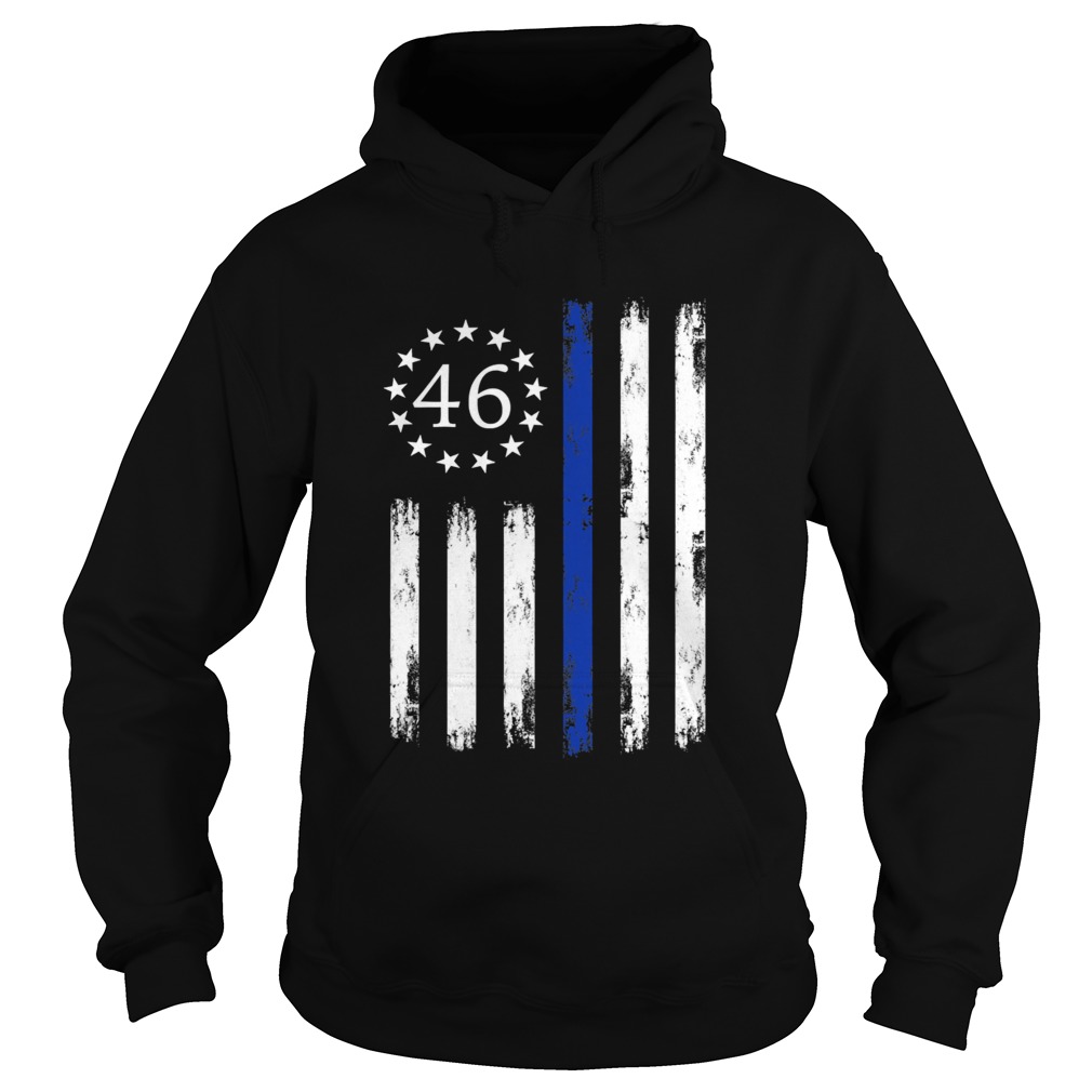 Joe Biden 46 President Betsy Ross Flag Thin Blue Line  Hoodie