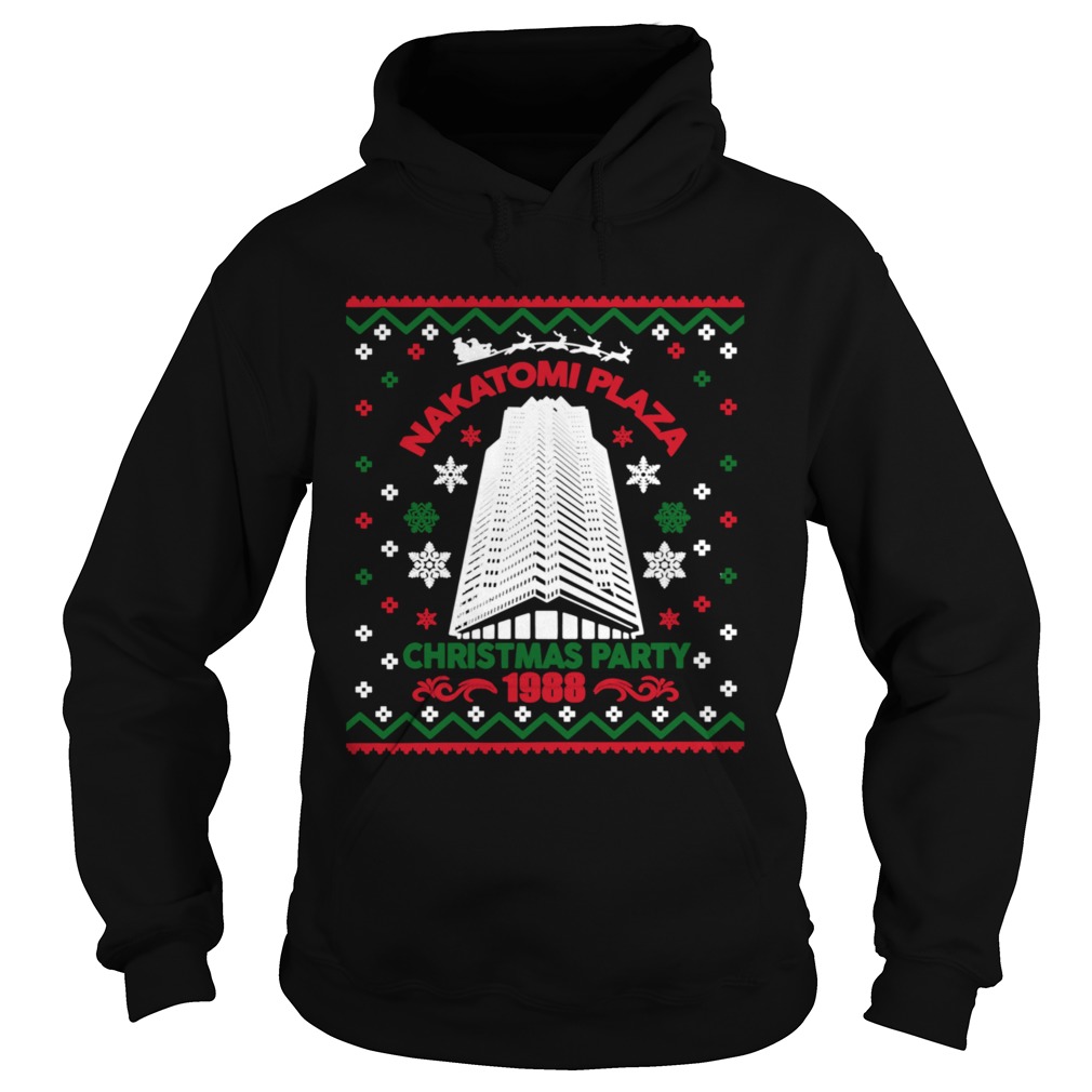 Nakatomi Plaza 1988 Christmas Party Ugly Christmas Hoodie