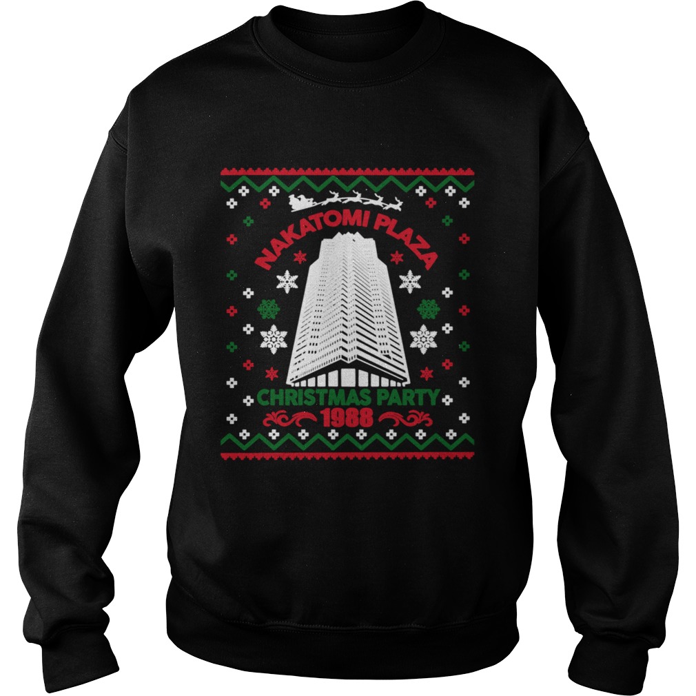 Nakatomi Plaza 1988 Christmas Party Ugly Christmas Sweatshirt