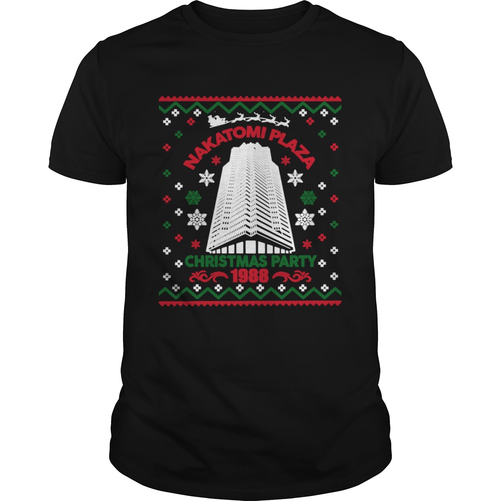 Nakatomi Plaza 1988 Christmas Party Ugly Christmas shirt