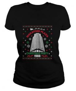 Nakatomi plaza 1988 christmas party ugly christmas shirt