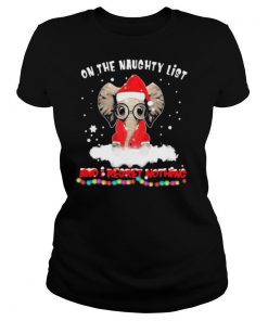 On The Naughty List And I Regret Nothing Christmas shirt