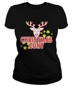 Reindeer Christmas Cunt  Classic Ladies