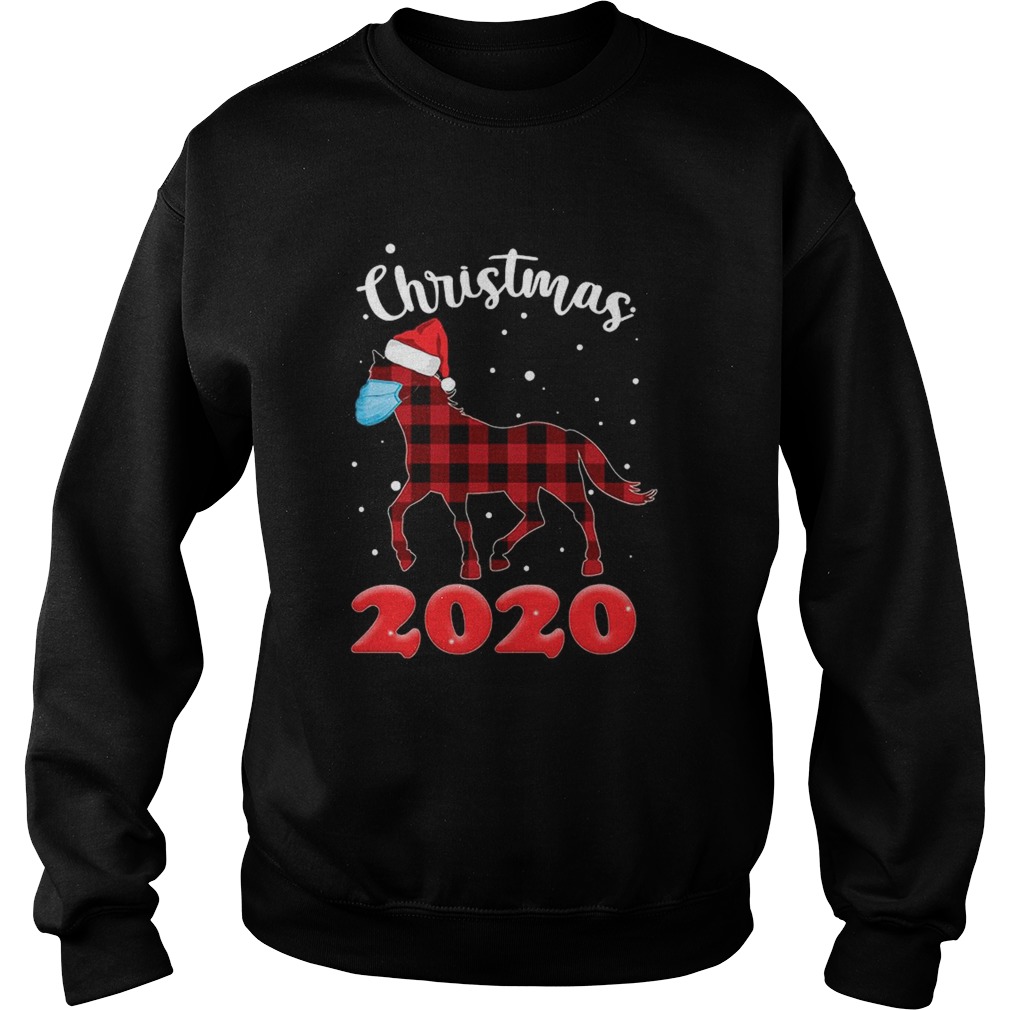 Reindeer Face Mask Christmas 2020 Sweatshirt