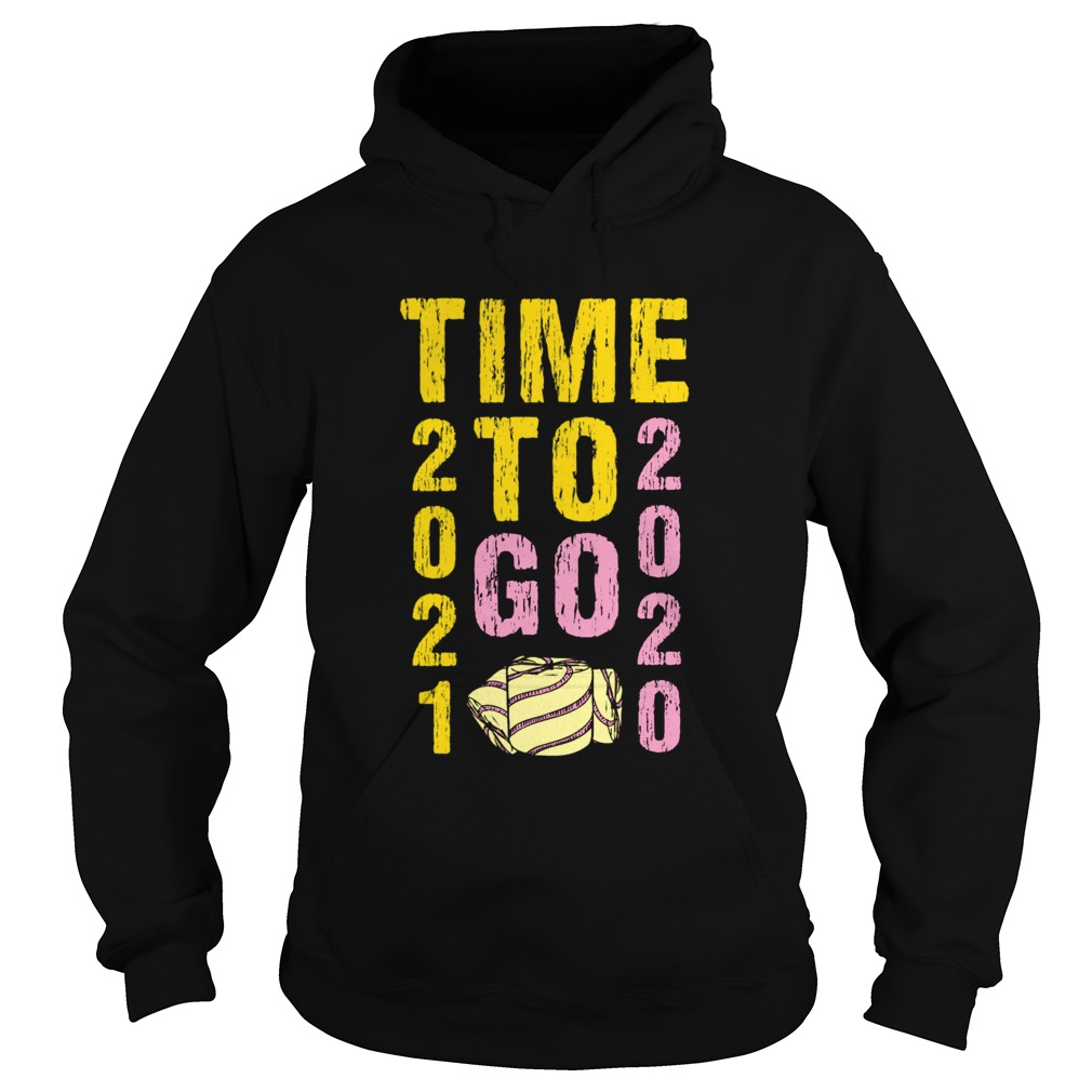 Time To Go 2020 Goodbye 2020 Hello 2021 Gold And Pink Toilet Paper  Hoodie