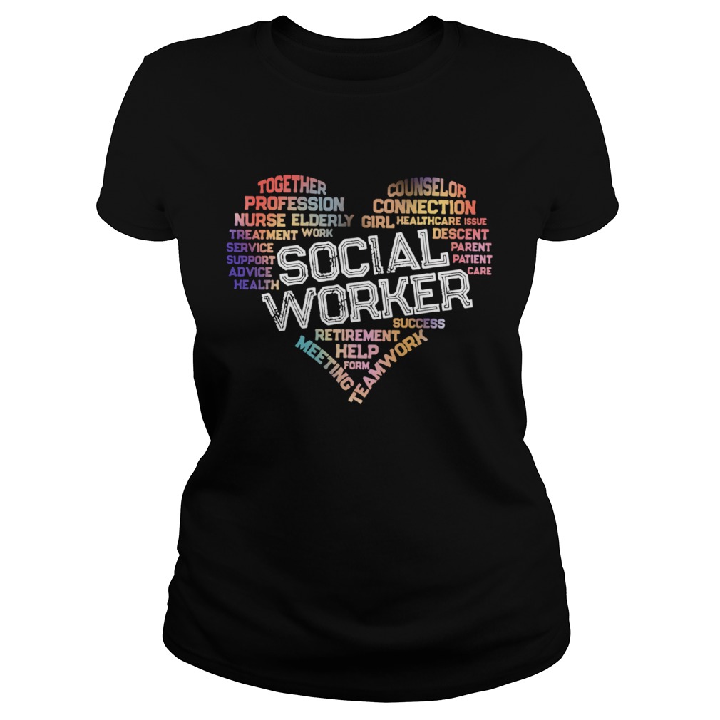 Together Profession Nurse Elderly Social Worker  Classic Ladies