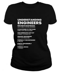 Understanding Engineers Percussive Maintenance I Hit It And It Started Working shirt