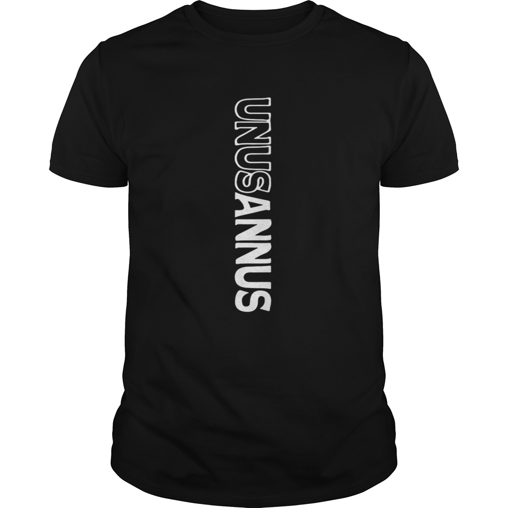 Unus Annus Merch Vertical Logo shirt