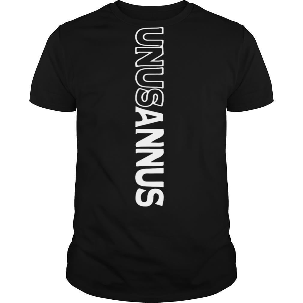 Unus Annus Merch Vertical Logo shirt