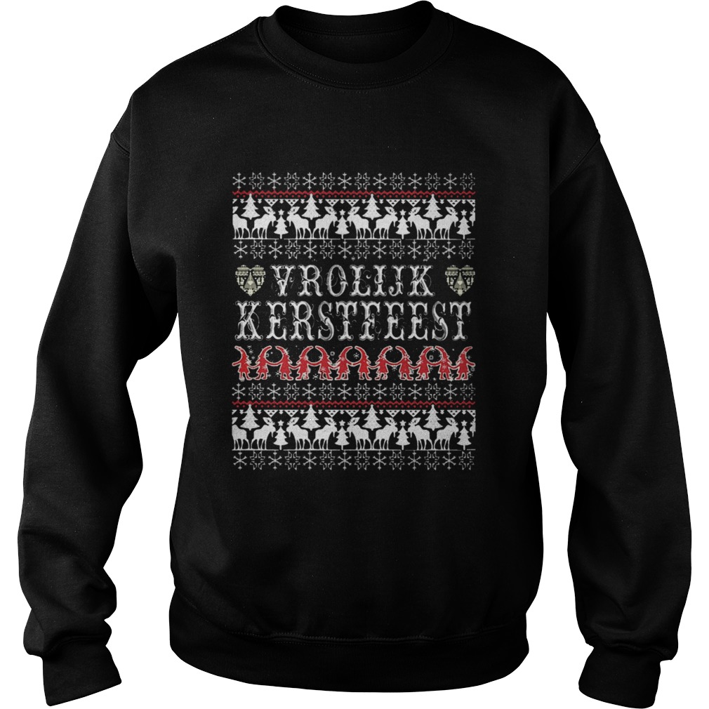 Vrolijk Kerstfeest Ugly Christmas Sweatshirt