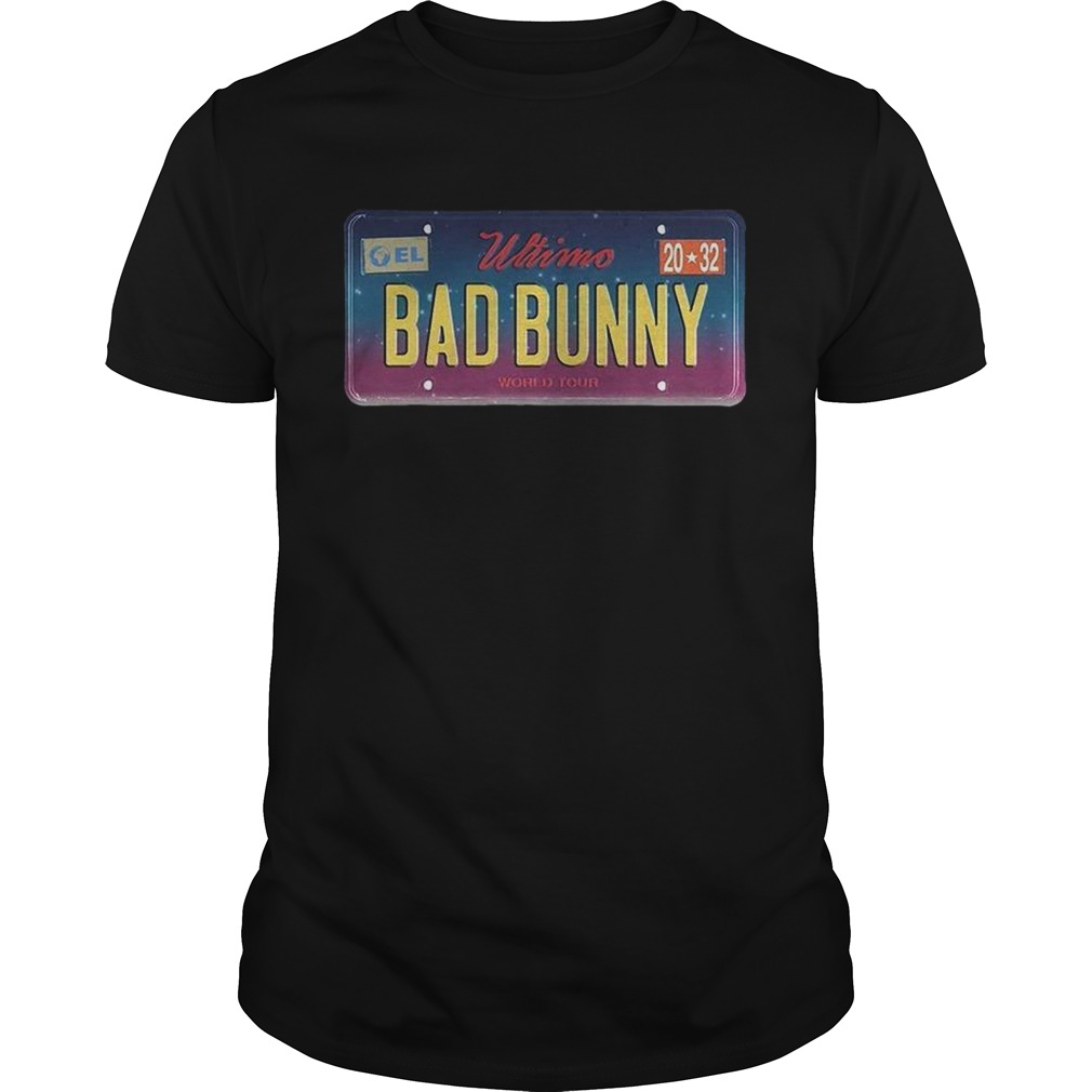 Wtimo World Tour Bad Bunny shirt