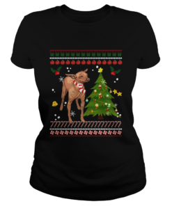 Xoloitzcuintle Reindeer Christmas 2020 Tree Xmas For  Classic Ladies