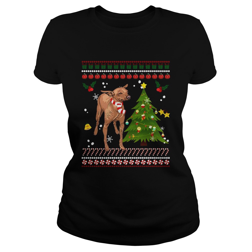 Xoloitzcuintle Reindeer Christmas 2020 Tree Xmas For Classic Ladies