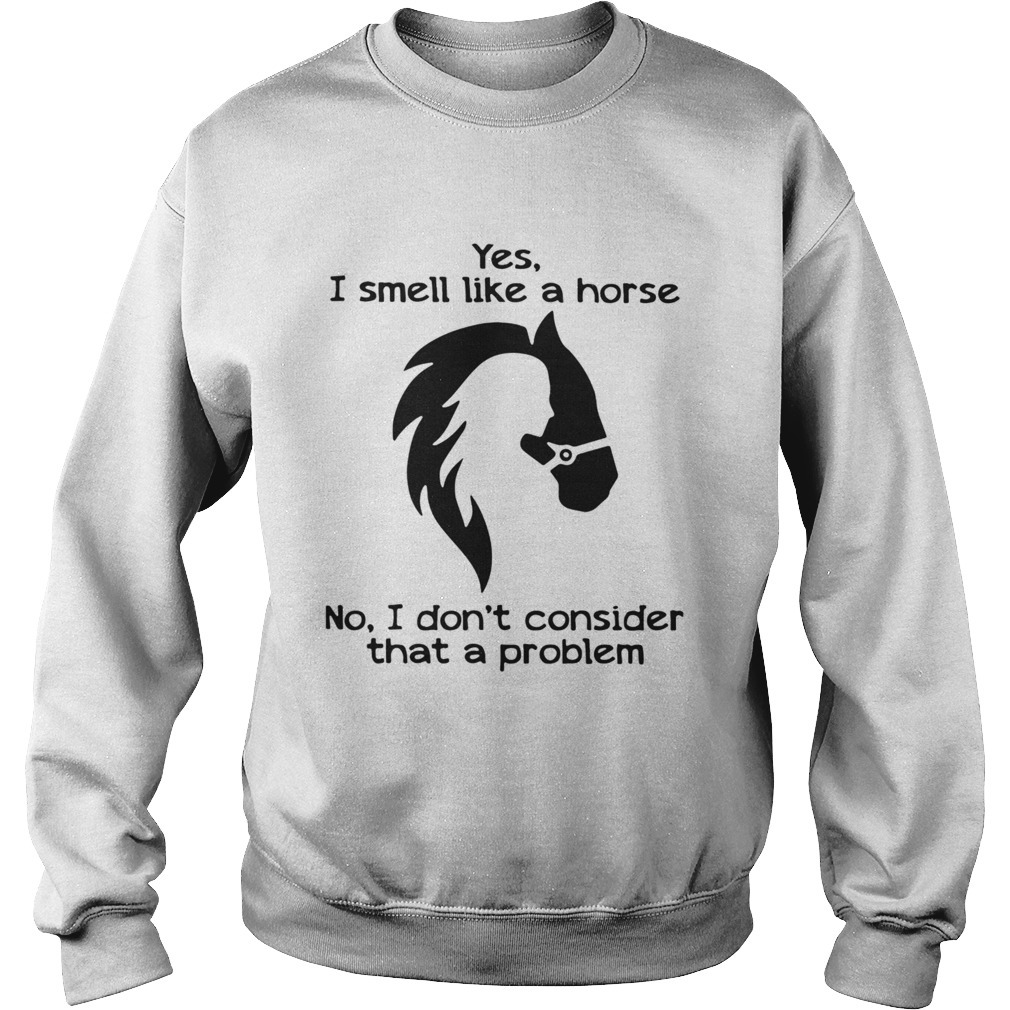 Yes I Smell Like A Horse No I Dont Consider That A Problem  Sweatshirt