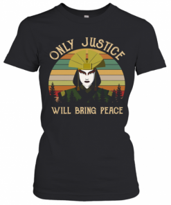 Avatar Kyoshi Only Justice Will Bring Peace Vintage Avatar Kyoshi T-Shirt Classic Women's T-shirt