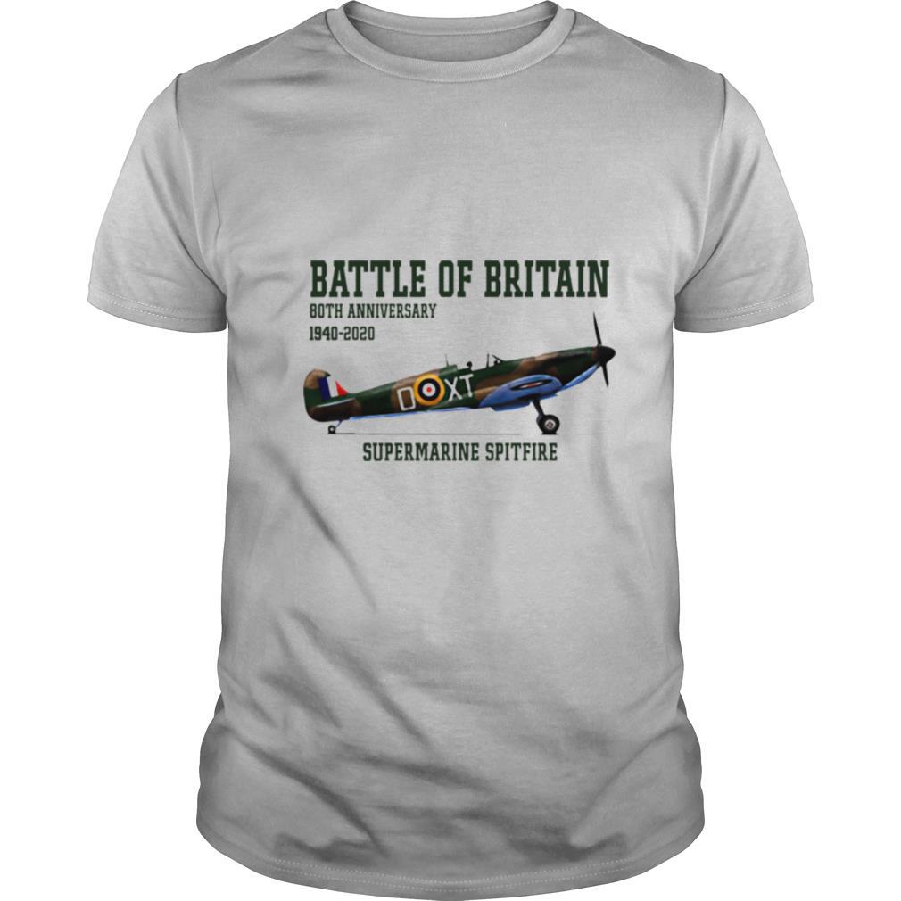 Battle Of Britain 80th Anniversary 1940 2020 Supermarine Spitfire shirt