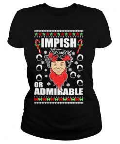 Belsnickel impish or admirable ugly christmas shirt