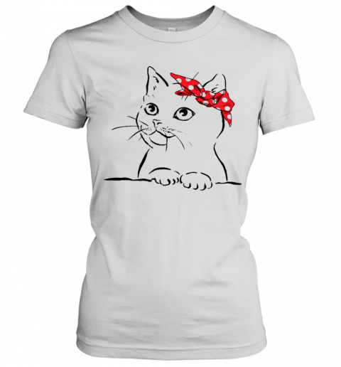 Cat White Kitty Kitten Outfit T-Shirt Classic Women's T-shirt