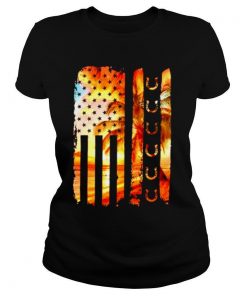 Horse American flag shirt