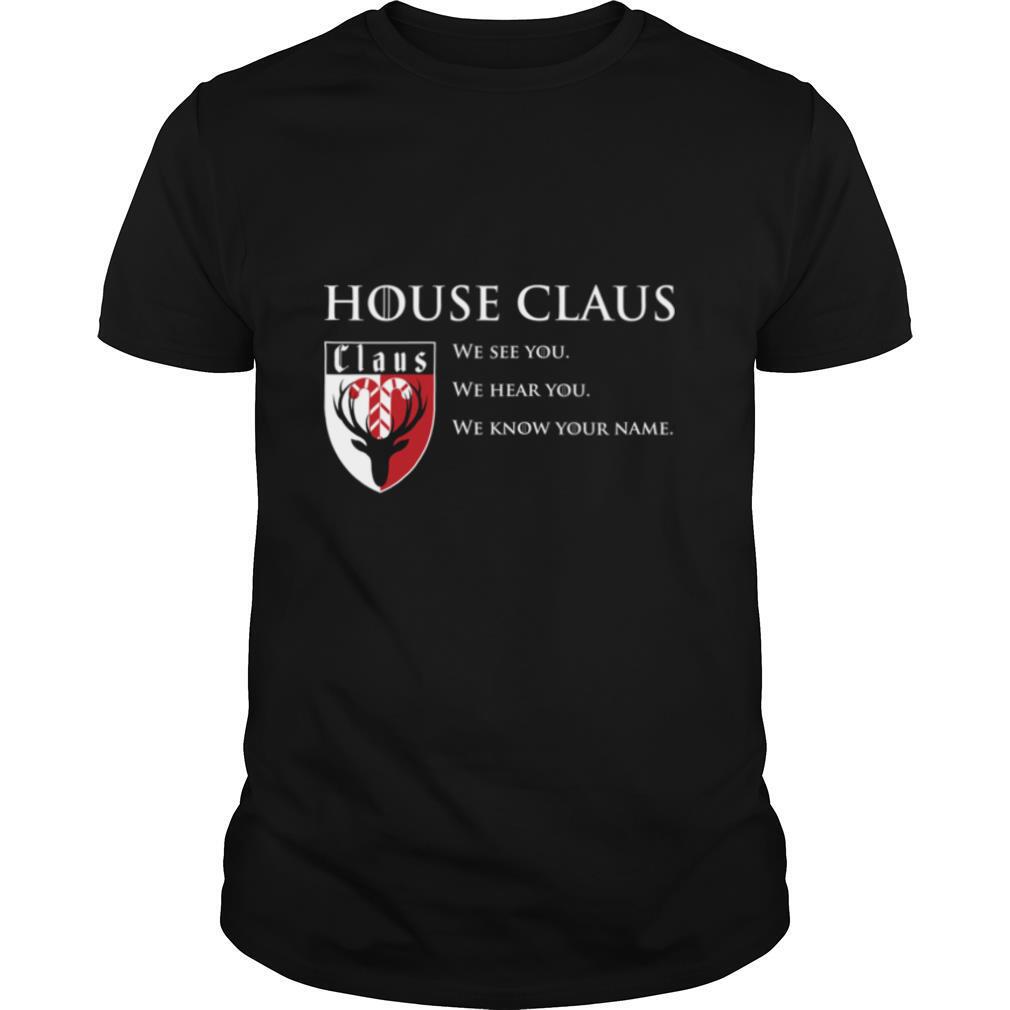 House Claus shirt