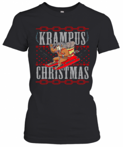 Krampus Christmas Sledding T-Shirt Classic Women's T-shirt