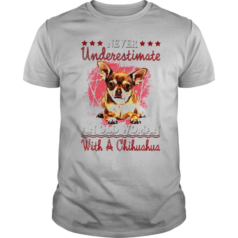 Never underestimate an old man with a Chihuahua shirt