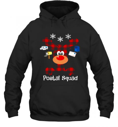 Reindeer Postal Squad T-Shirt Unisex Hoodie