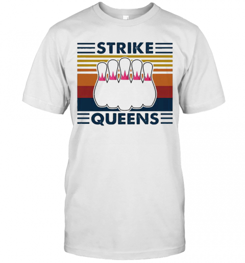 Strike Queens Vintage Retro T-Shirt