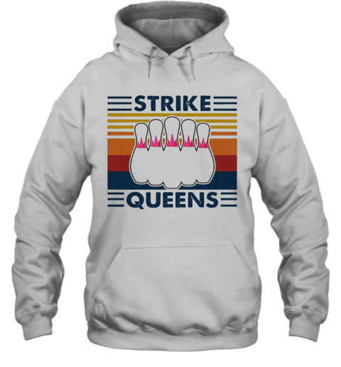 Strike Queens Vintage Retro T-Shirt Unisex Hoodie