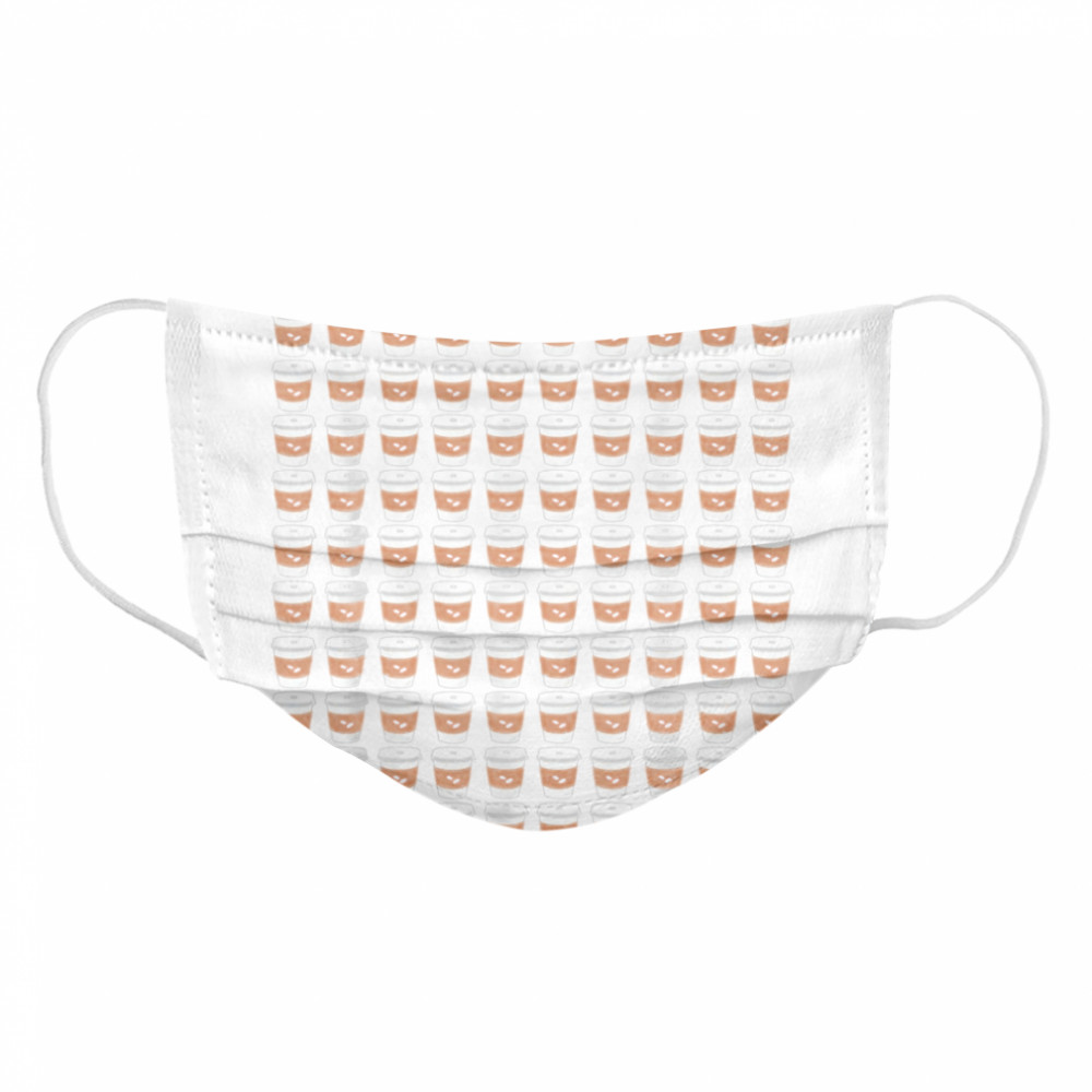 100 Days Of Coffee Cup 100th Day School  Cloth Face Mask