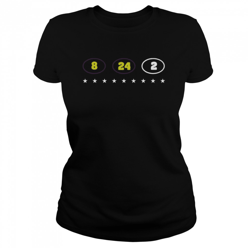 8 24 2 Kobe Gianna Bryant Tribute  Classic Women's T-shirt