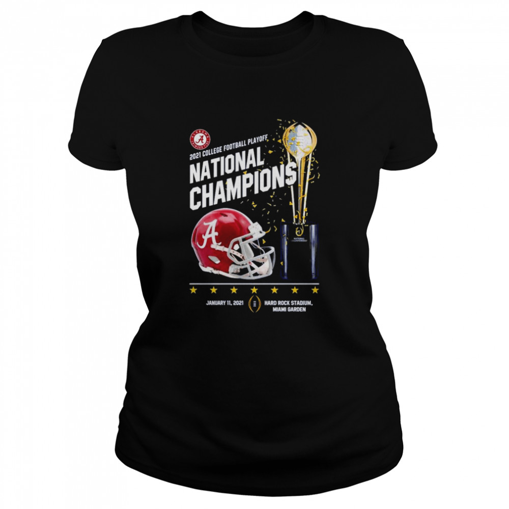 Alabama Crimson Tide 2021 college football playoff National Champions Alabama 52 Ohio State 24  Classic Women's T-shirt