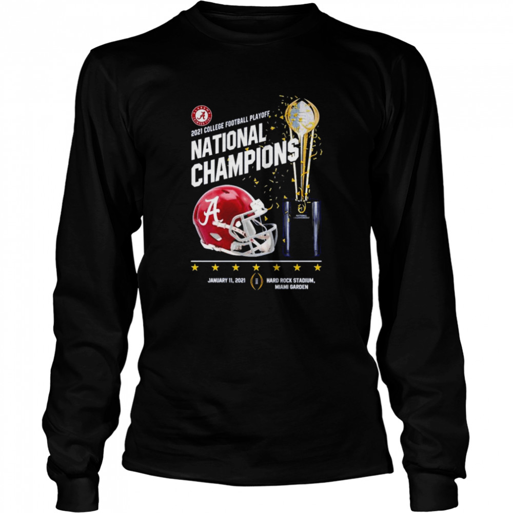 Alabama Crimson Tide 2021 college football playoff National Champions Alabama 52 Ohio State 24  Long Sleeved T-shirt