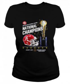 Alabama crimson tide 2021 college football playoff national champions alabama 52 ohio state 24  Classic Women's T-shirt