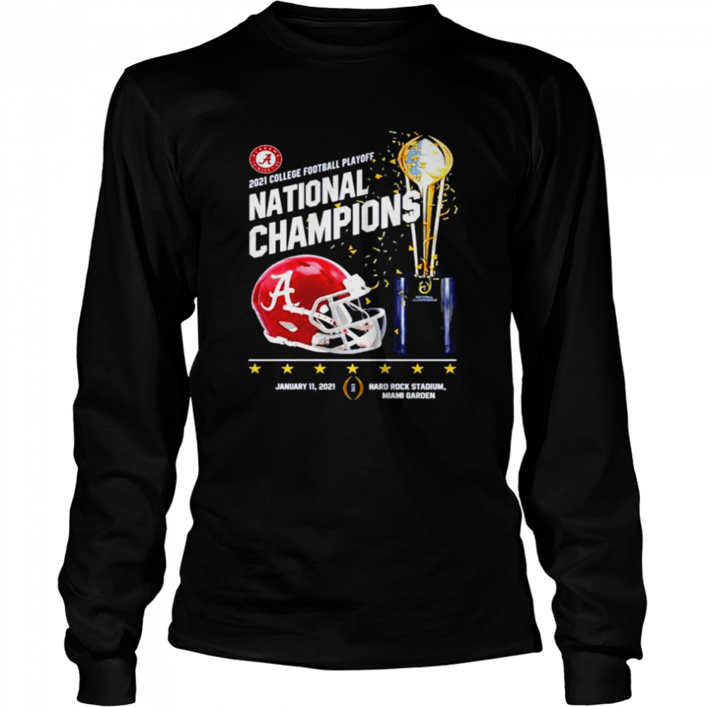 Alabama crimson tide 2021 college football playoff national champions alabama 52 ohio state 24 Long Sleeved T-shirt