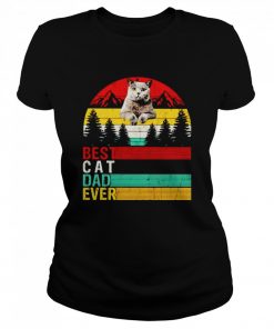 Best Cat Dad ever vintage  Classic Women's T-shirt