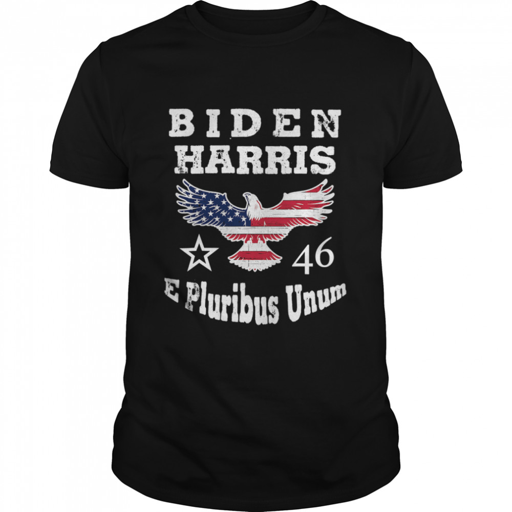 Biden Harris E Pluribus Unum 2021 Inauguration Eagle American Flag shirt