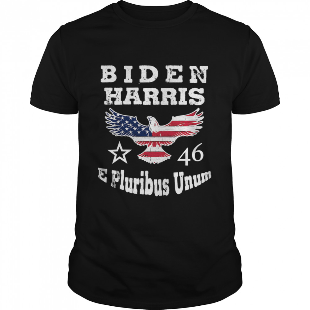 Biden Harris E Pluribus Unum 2021 Inauguration Eagle American Flag shirt