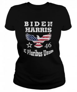 Biden Harris E Pluribus Unum 2021 Inauguration Eagle American Flag  Classic Women's T-shirt