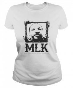 Black Portrait Martin Luther King MLK  Classic Women's T-shirt