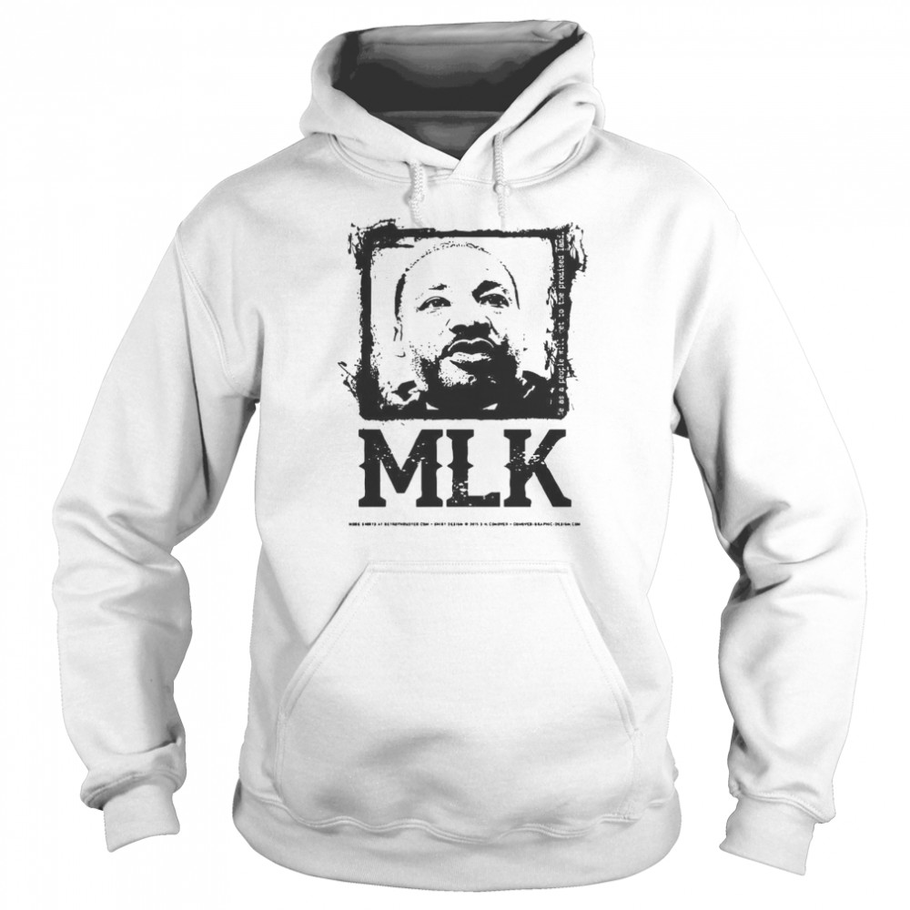 Black Portrait Martin Luther King MLK  Unisex Hoodie